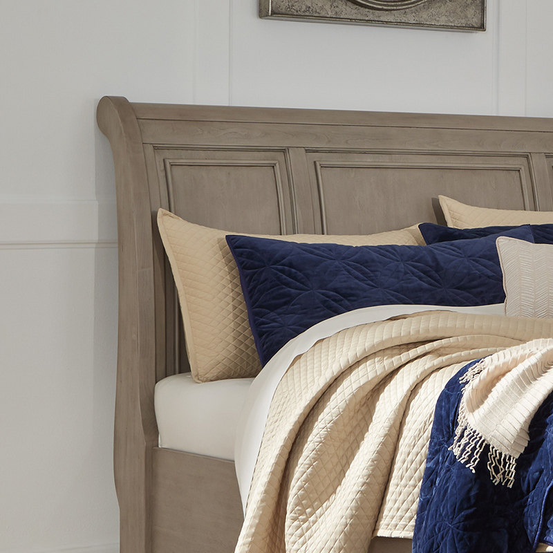 清仓ashley爱室丽美式实木双人床15复古轻奢卧室家具18米