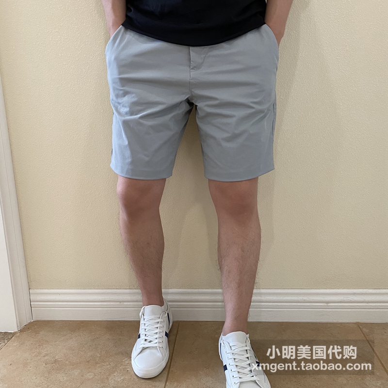 美国Calvin Klein CK男士夏季纯色简约微弹修身slim商务休闲短裤