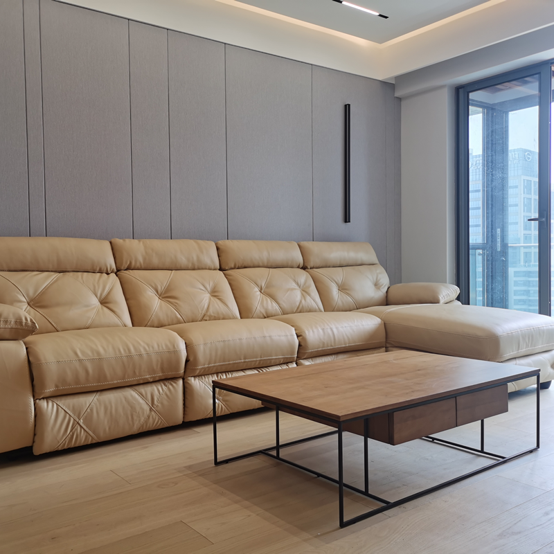 库卡超长专用地暖f4超宽出口实木地板三层隐形实木复合地板