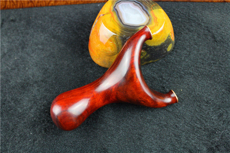 大弓门紫檀木龅牙弹弓铜撑头扁皮88弓门木质弹弓户外竞技精准弹弓