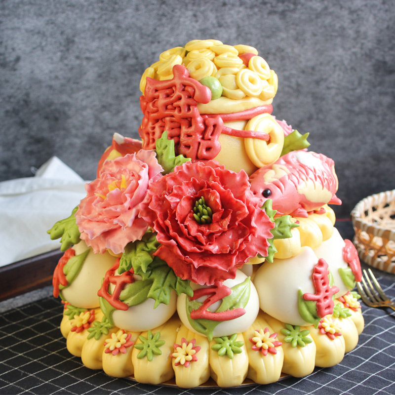 盖盖搬家面食贺喜新居乔迁礼物送礼胶东馒头包点