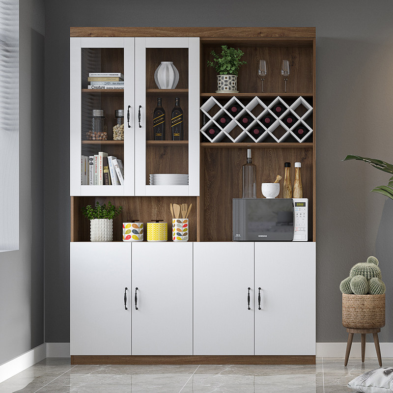 北欧餐厅酒柜多功能餐边柜简约现在小户户型靠墙酒柜