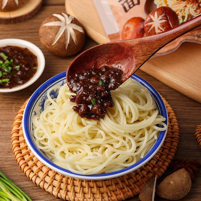 辰颐物语香菇肉沫拌面袋装网红油炸方便速食面条