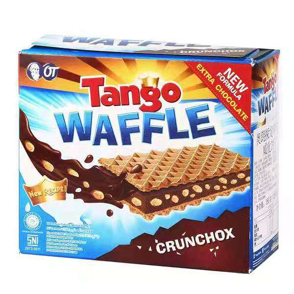 饼干tango奥朗探戈咔咔威化160g进口零食脆米威化饼干