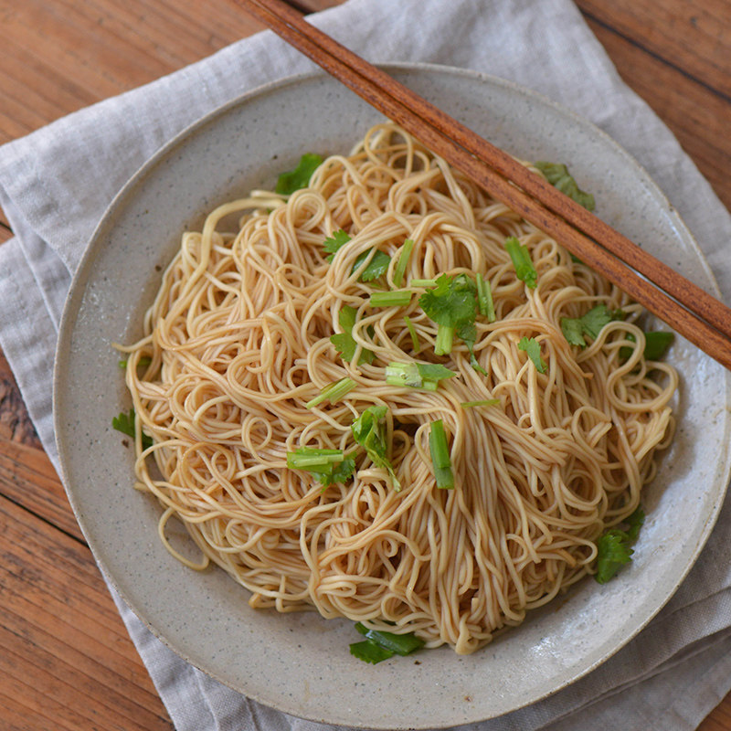 黎记外海面全蛋面500g广东特产竹升面港式云吞面鸡蛋面细面条