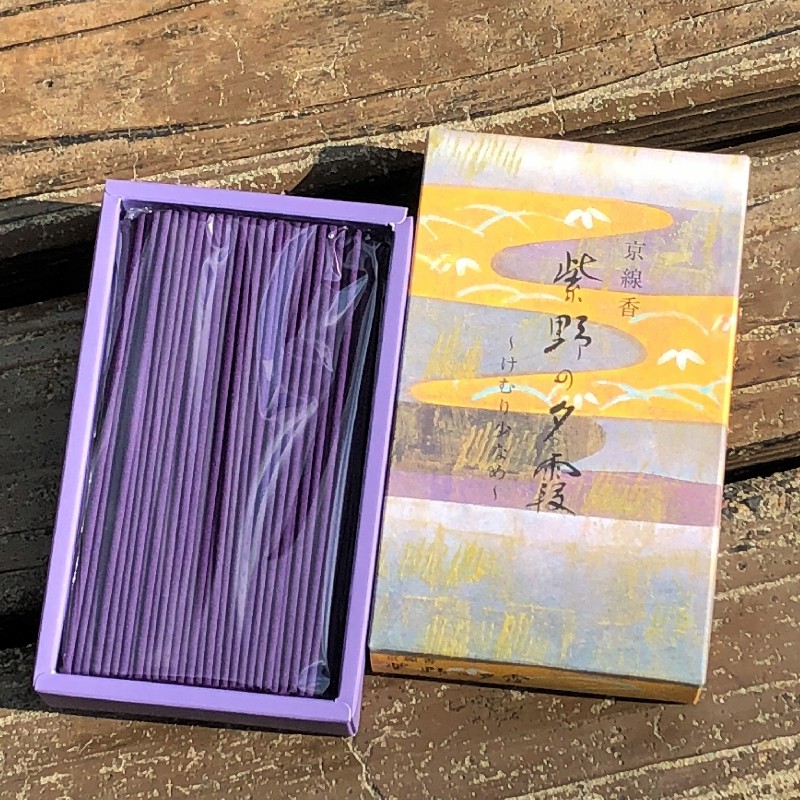 日本香彩紫水紫野夕霞线香13厘米香薰香料