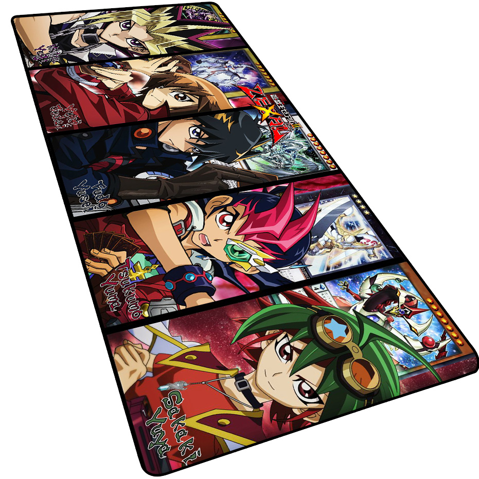 游戏王鼠标垫闪刀武藤暗游戏卡青眼白龙电脑笔记本电竞鼠标垫