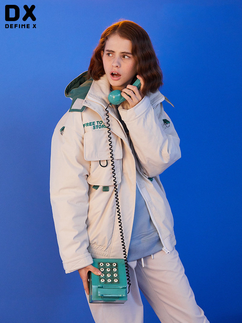 dx潮牌新款棉衣衣服宽松连帽夹克休闲休闲学棉衣