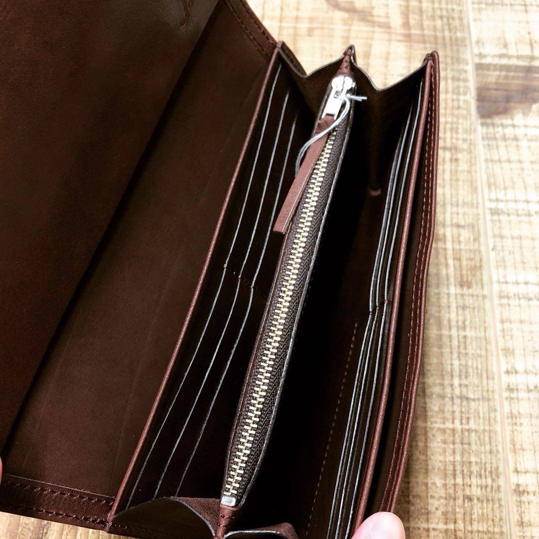 日本直邮redmoon红月prpleasures牛皮真皮商务长款钱包钱包