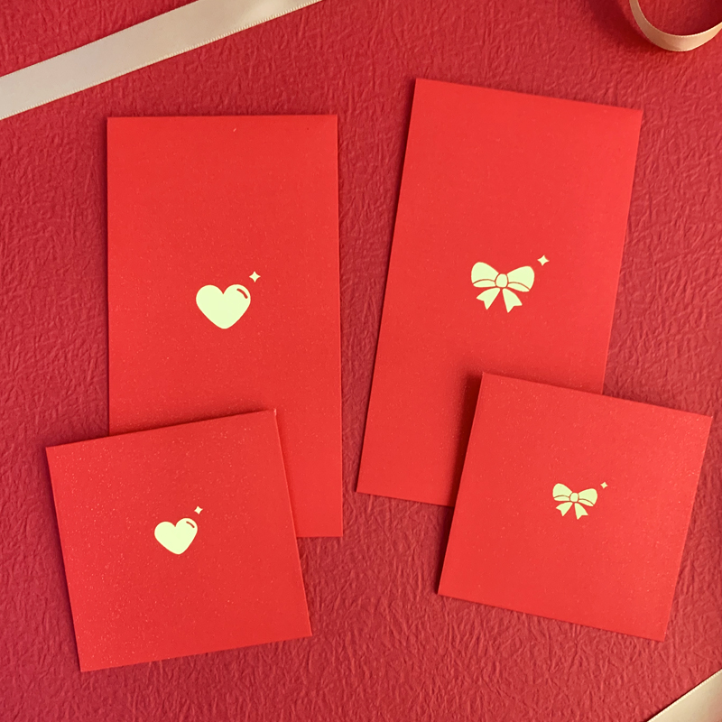 创意个性结婚婚礼红包爱心蝴蝶结通用护士节女神节日祝福红包
