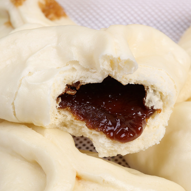 小东东北三角红糖包子北方特色面食早餐流沙包点