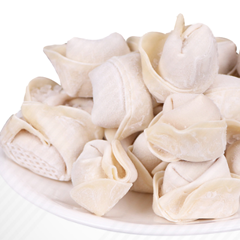 三全馄饨三鲜馅 500g 40只薄皮大馅冻品 方便速冻馄饨含汤料