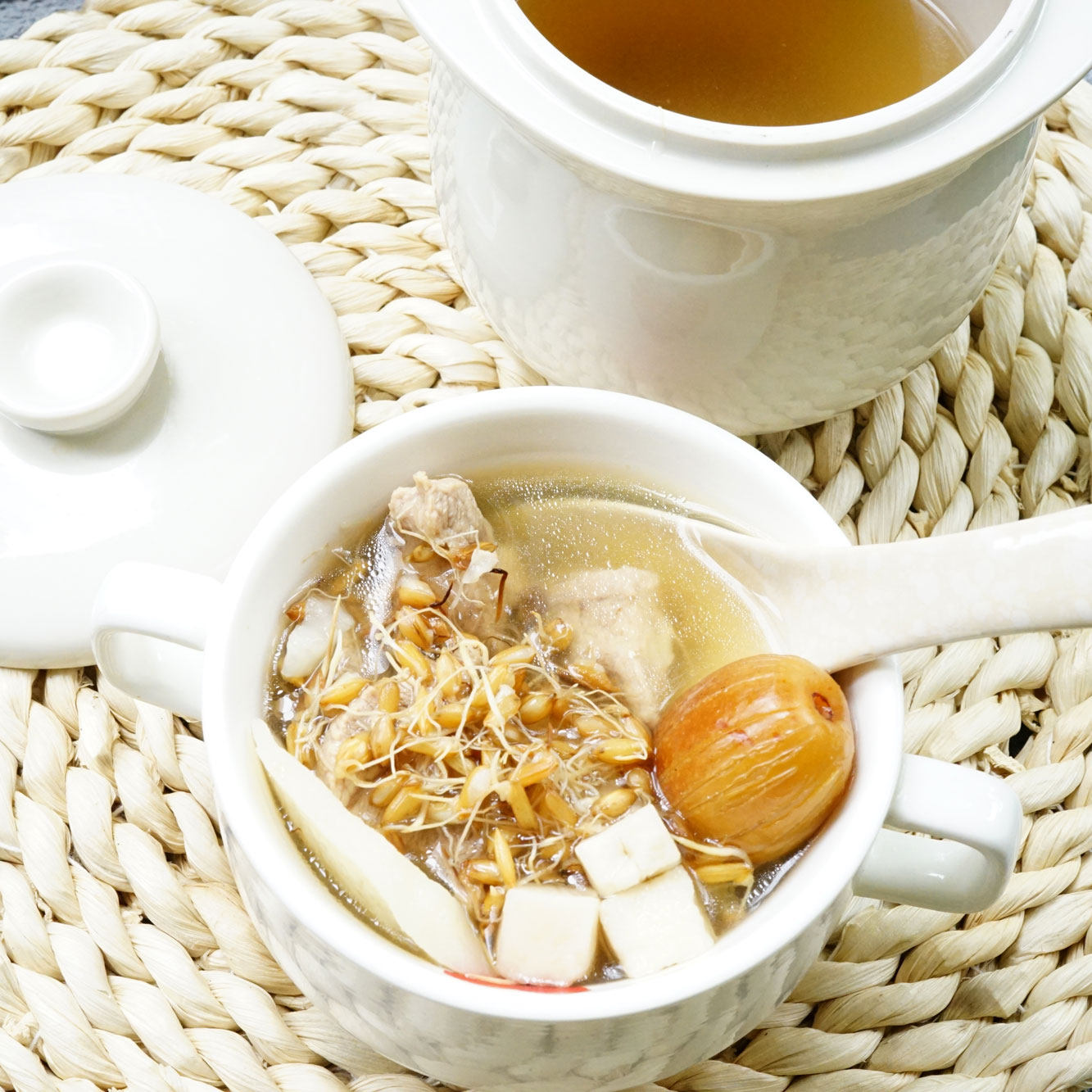 不要山谷麦芽广东老火靓汤煲汤材料小朋友喝了药膳养生汤料