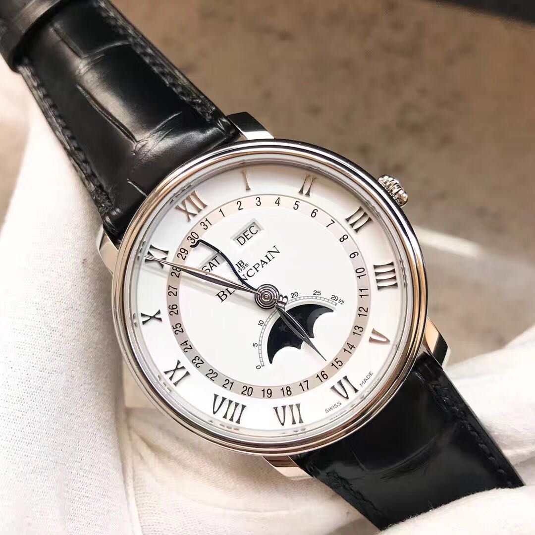 Blancpain 宝珀 Villeret 经典系列 6654-1127-55B 陪同验货
