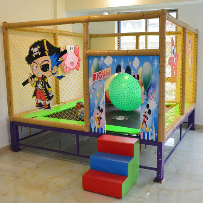 厂家直销儿童蹦床淘气堡蹦床室外大型蹦床带蓬蹦床儿童乐园玩具