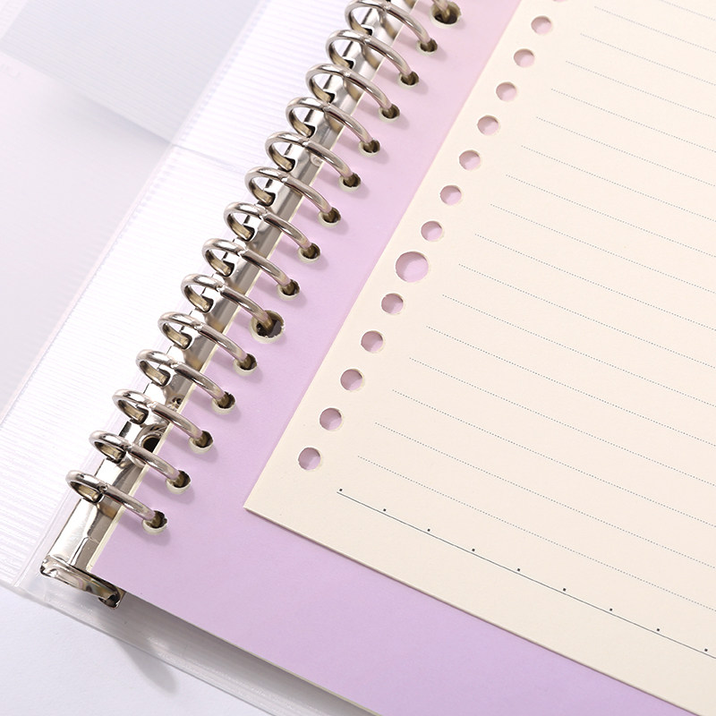 蓝果a5pp活页不锈钢线圈可替换内芯学生创意本册笔记本子日记文艺精致