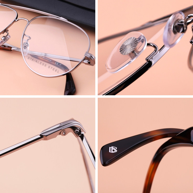 眼镜新款大卫贝克汉姆镜框金属davidbeckham可配镜片眼镜架