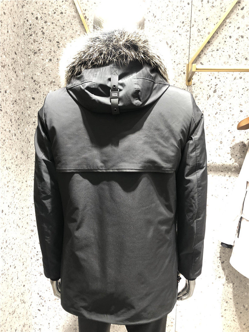 品牌专柜新款男士派克克服中长兔毛内胆真狐皮衣