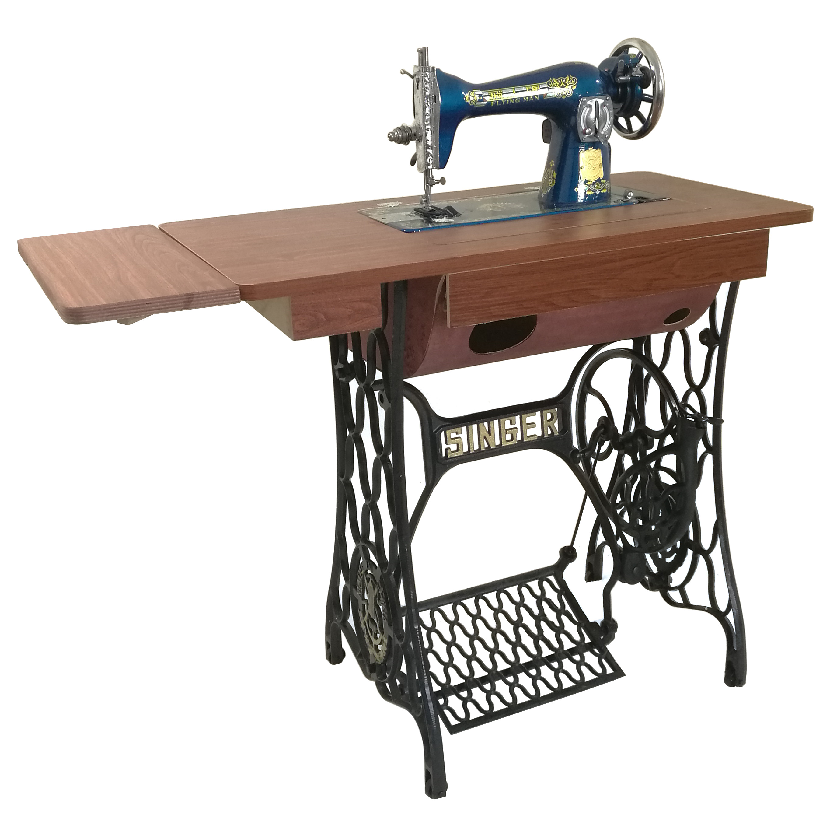 蝴蝶飞人蜜蜂牌老式缝纫机家用脚踩缝衣机上海衣车电动手动裁缝机