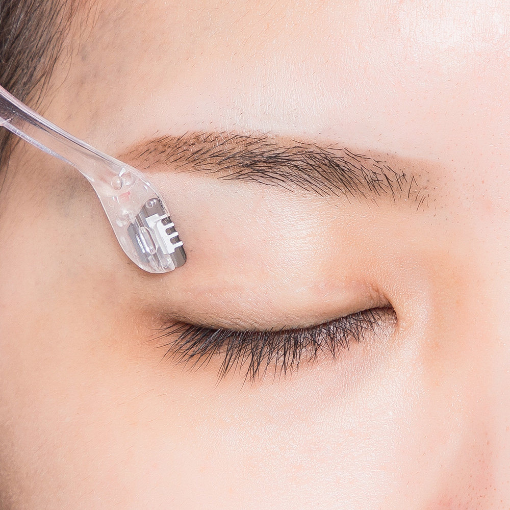 日本原装贝印修眉刀眉毛刀刮眉刀安全专业小型刀头男女初学者新手