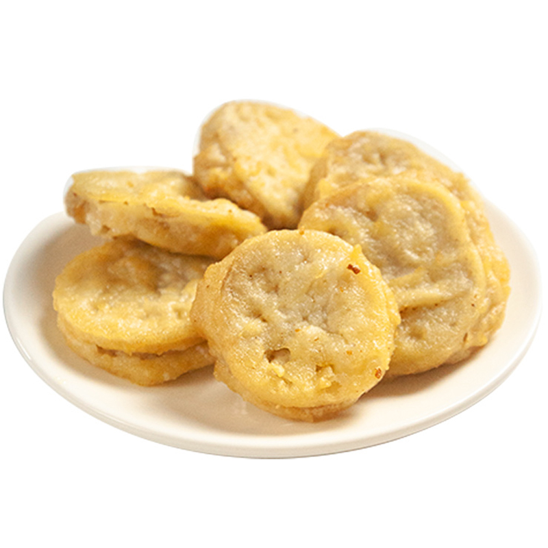 香脆藕合藕盒油炸小吃饭店点心面点主食莲藕莲藕