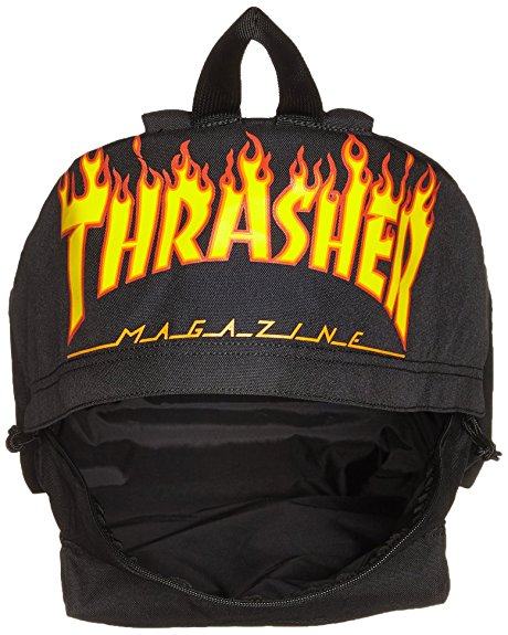 现货日版thrasherbackpack正品火焰双肩包背包书包情侣双肩背包