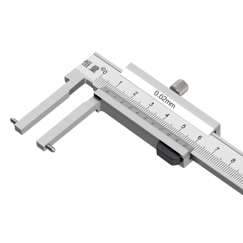 游标卡尺恒量沟槽12150200刀头卡刻线尖头测内孔游标卡尺