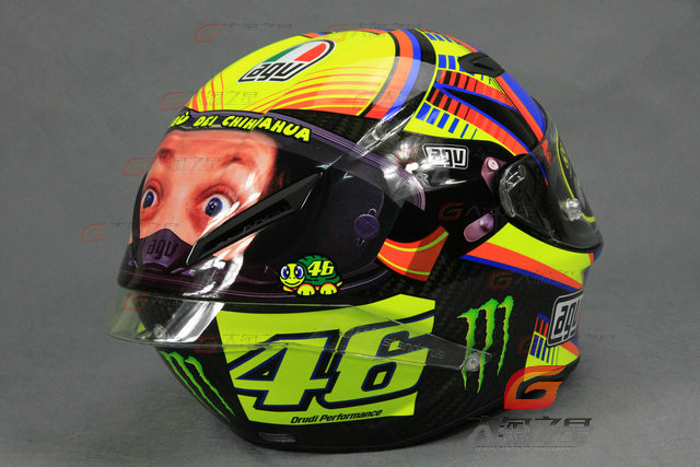 大淘之星agvpistagp罗西限量反脸碳纤维摩托车摩托车头盔