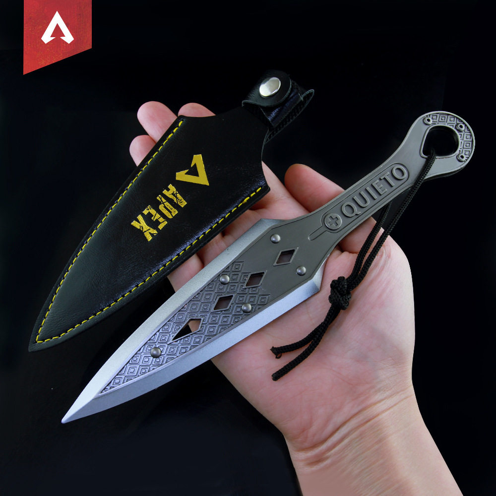 蝴蝶英雄动力小子传家宝周边恶灵苦无刀金属金属模游戏实物周边