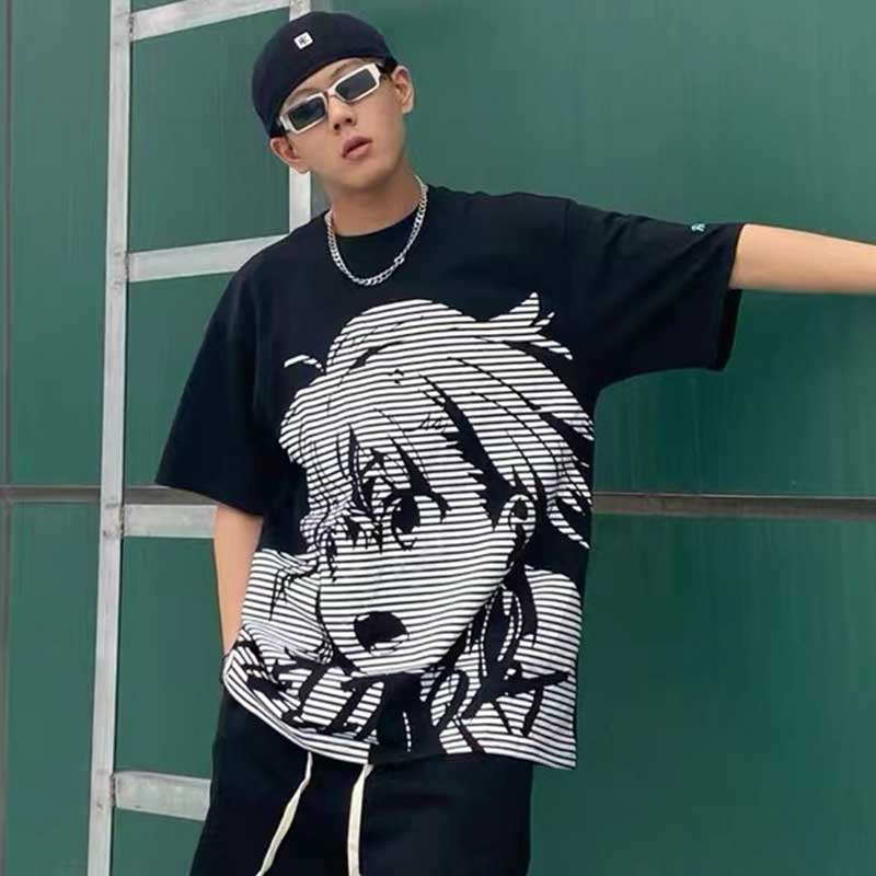 HELIPORT停机坪超电磁炮印花短袖T恤休闲潮牌男女情侣宽松半袖t夏