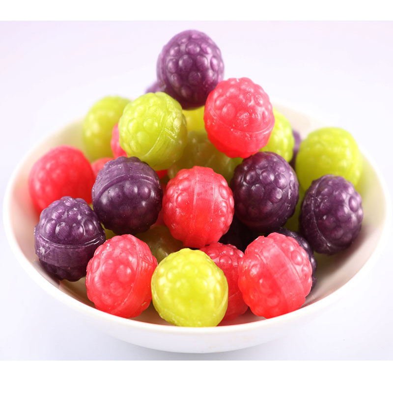 俄罗斯水果小酸酸硬糖乌克兰roshen酸溜溜草莓苹果多口味混合硬糖