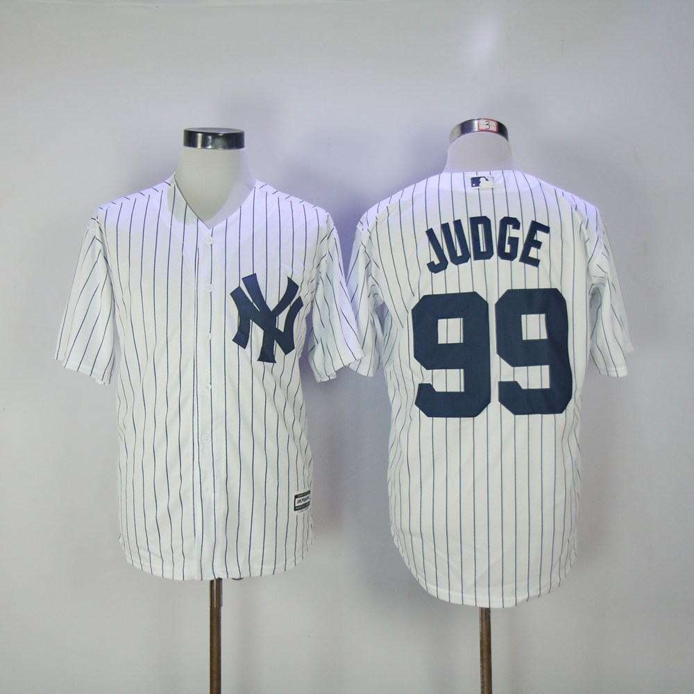 mlb纽约扬基队比赛服 99号judge球衣 短袖比赛训练服yankee