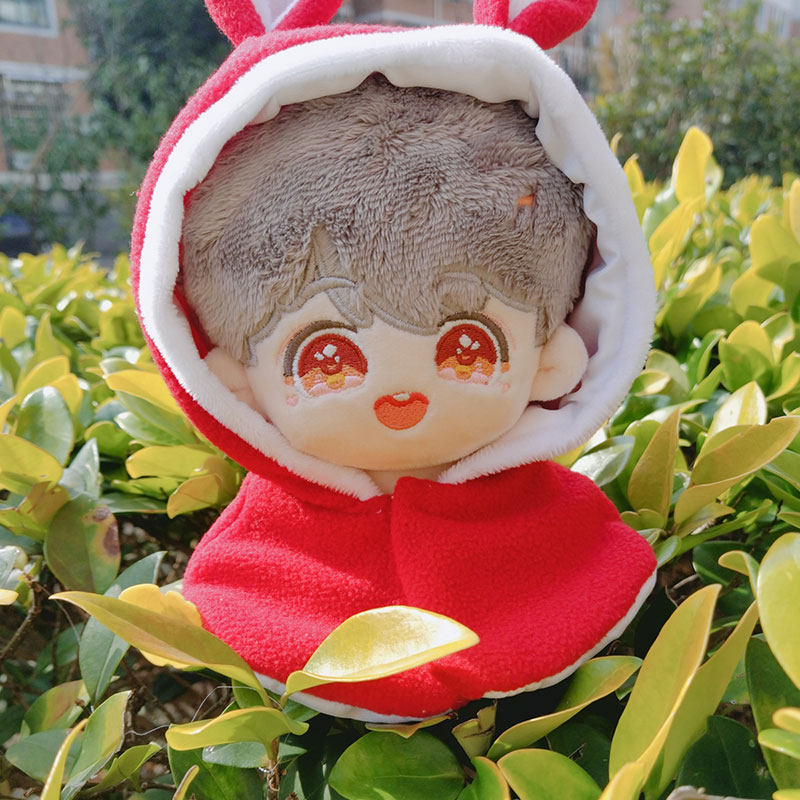 厘米过年红色上衣帽子星娃娃明星娃套装新年圣诞bjd娃娃