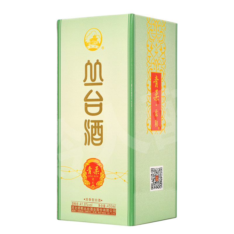 丛台礼盒高粱品酒礼品特产邯郸盒装6瓶酒青白酒