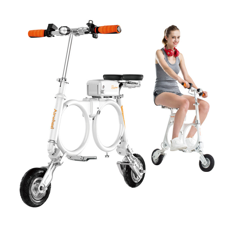 airwheel/爱尔威 e3 时尚智能折叠电动车 装进背包的电动车