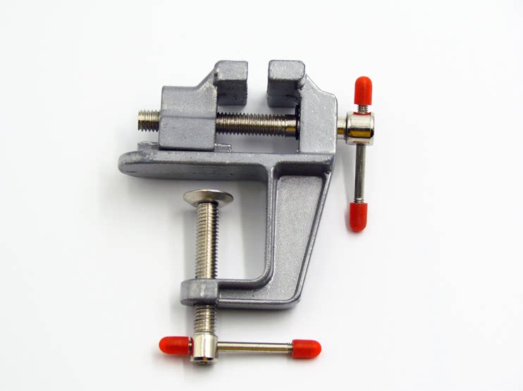 迷你小型台钳 diy模型工具文玩木工雕刻 台虎钳平口钳老虎钳夹具_7折