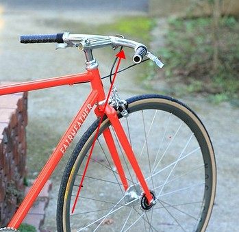 日本直行行车配件死飞公路钢架lug弓形车把自行车车把