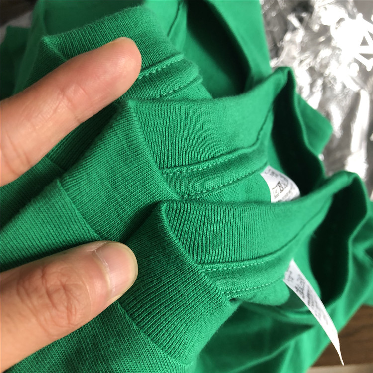 颜色贼好贼好！！日单宽松男女式纯棉净色圆领短袖T恤打底衫情侣