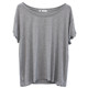 HyunA wind oblique large collar short sleeve T-shirt female Korean loose big yards Modal collar strapless t-shirt summer HyunA wind oblique large collar short sleeve T-shirt female Korean loose big yards Modal collar strapless t-shirt summer