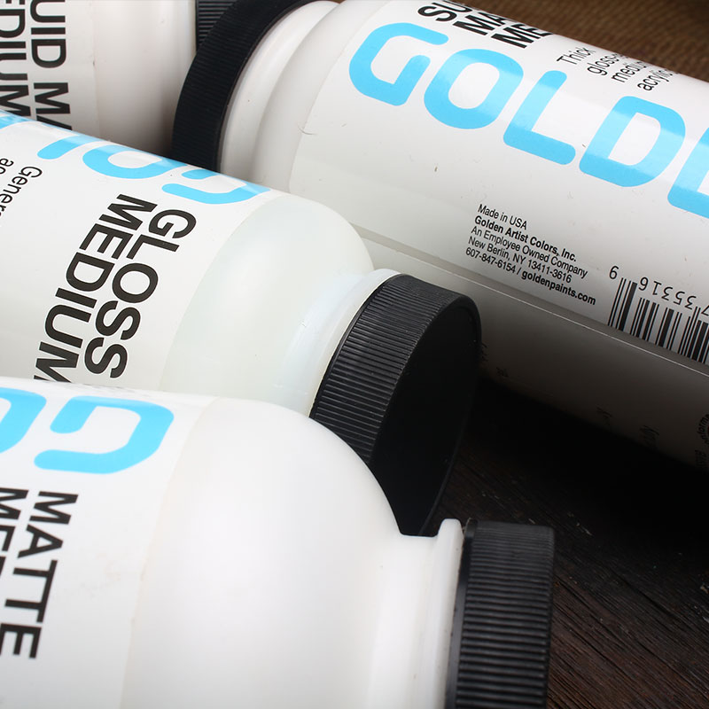 进口golden高登丙烯颜料罩光剂3531亚光手办模型丙烯颜料