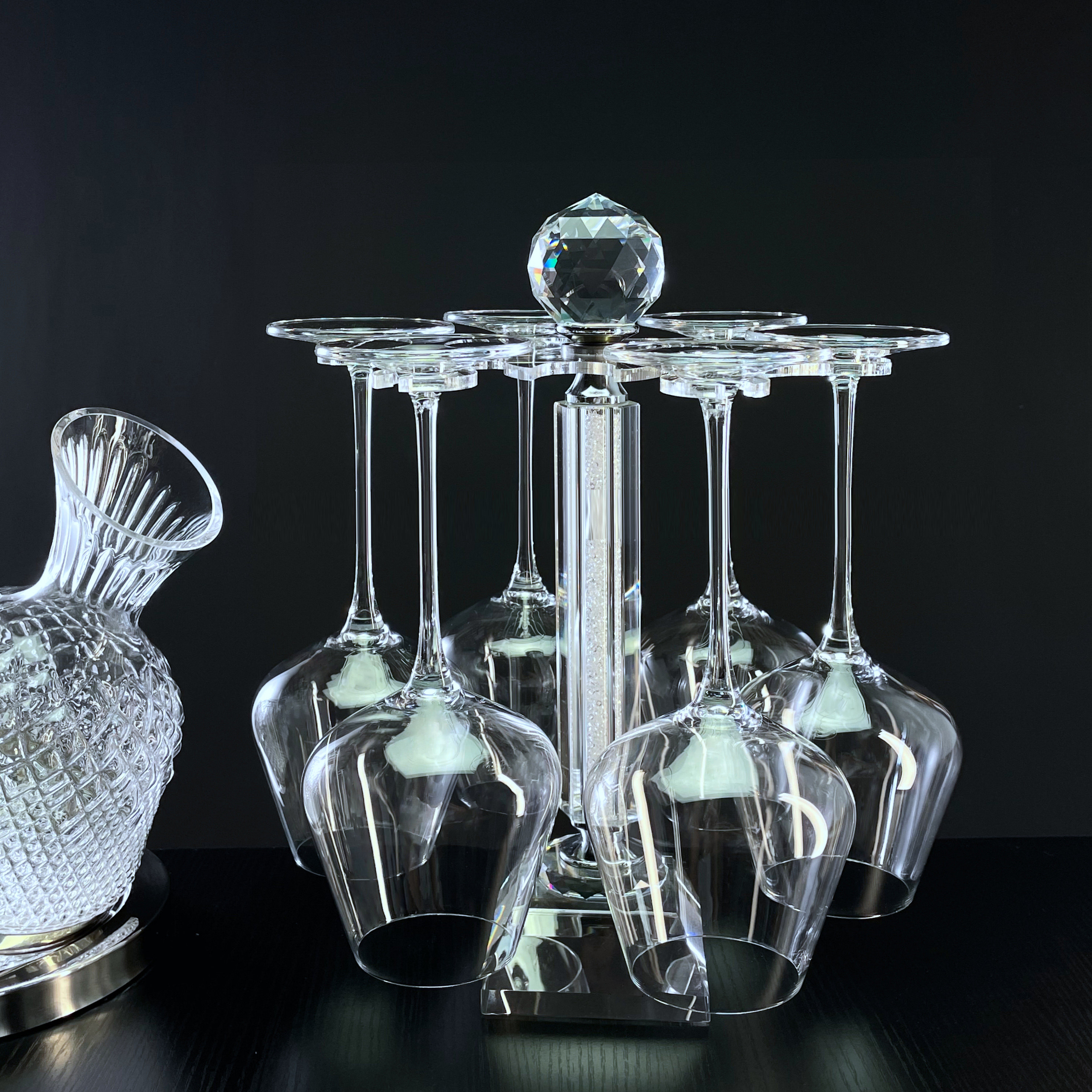 勃艮玻璃酒器醒酒葡萄大肚德国水晶家用套装葡萄酒