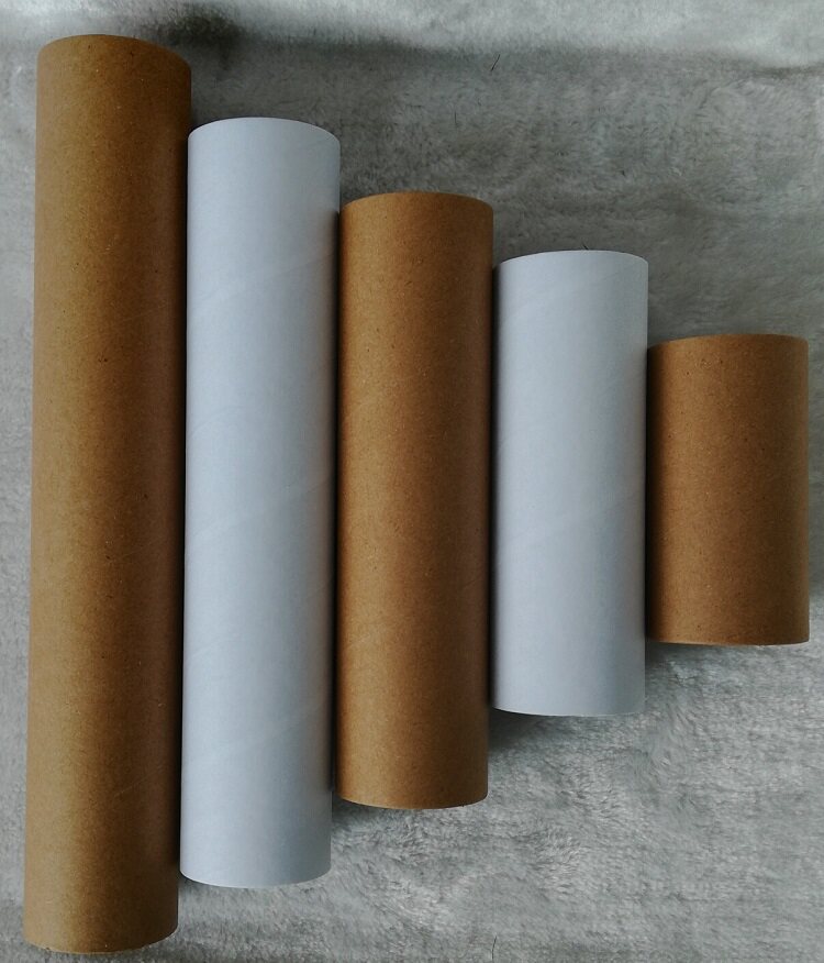 52cm黄色白色圆形纸筒卷纸芯幼儿园创意手工diy白模填色