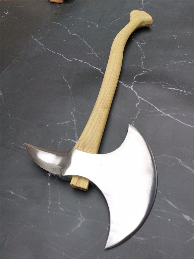 手工锻打消防斧破拆斧鹰顶热销板斧夔牛斧镇消防斧