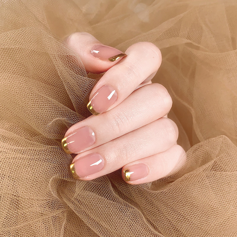 tomoka美甲小红网红果冻肉桂色甲油胶2022年新款甲油胶