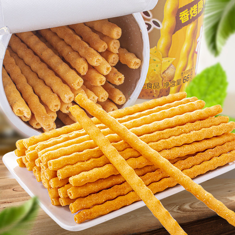 饼干好丽友薯愿棒条罐装长条棒棒性饼干劲脆棒膨化食品