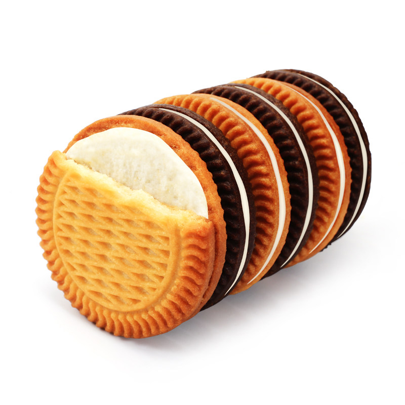 奶油超值5斤120包巧克力夹心饼干怀旧零食食品夹心饼干