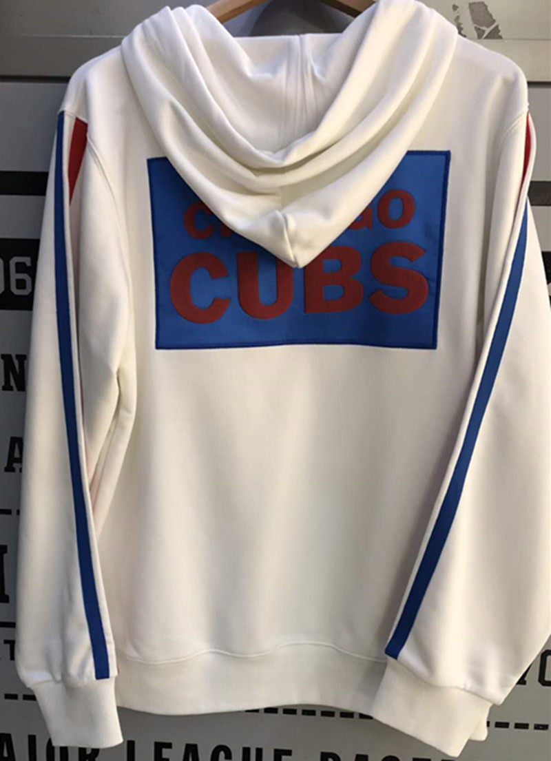 mlb专柜正品2020秋季新款芝加哥小熊袋鼠白色运动卫衣