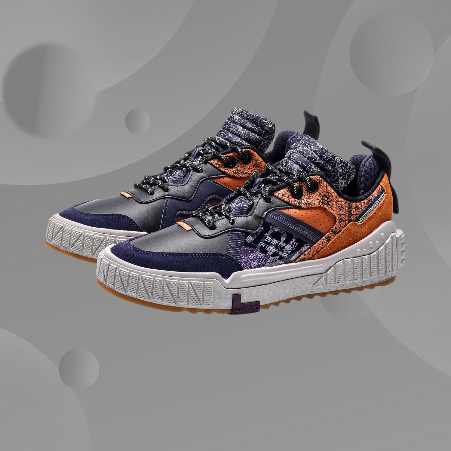 李宁2020秋冬新款男子传奇开始情侣时尚低帮板鞋