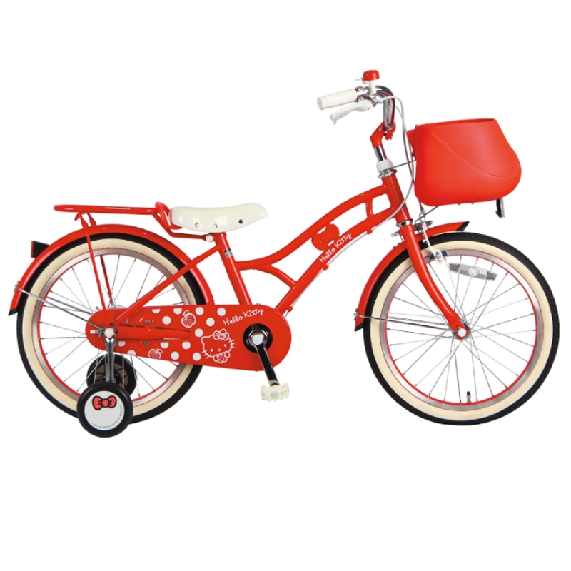 日本爱三希asahi复古kitty凯蒂猫儿童自行车1618寸8岁自行车