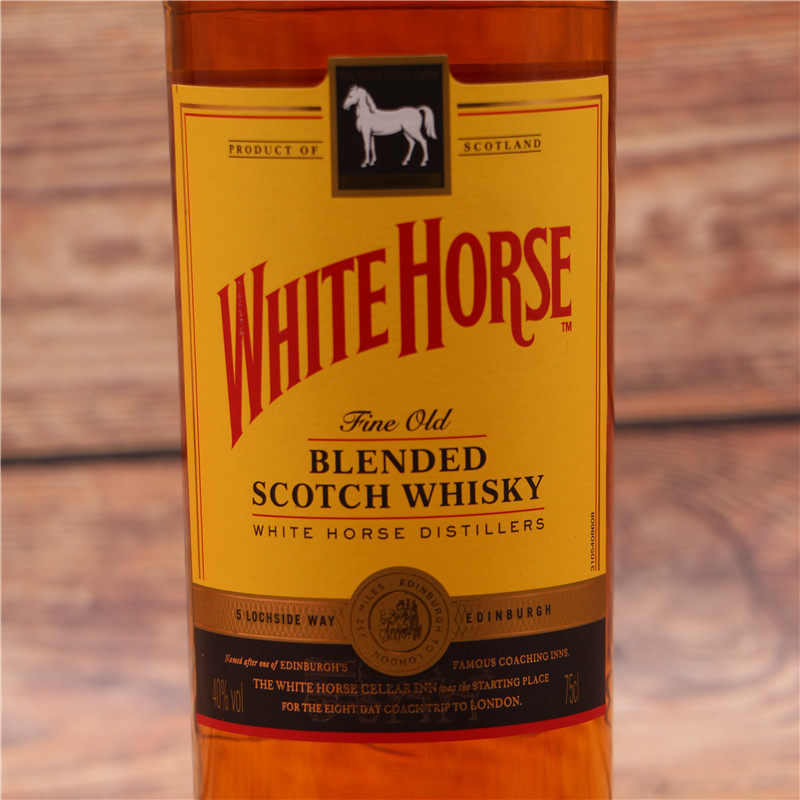 白马威士忌英国调配配型苏格兰whitehorse750ml威士忌